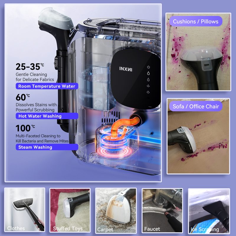 Newest Smart High-Temperature Steam Fabric Cleaner /Global Free Delivery 7-9 Days Arrival