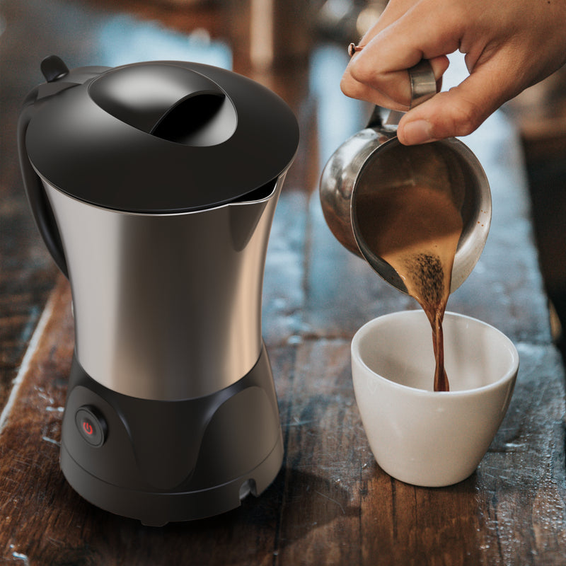 Enhance Your Coffee Moments with Our Automatic Electric Milk Frother | Hot & Cold Frothing | Big Capacity