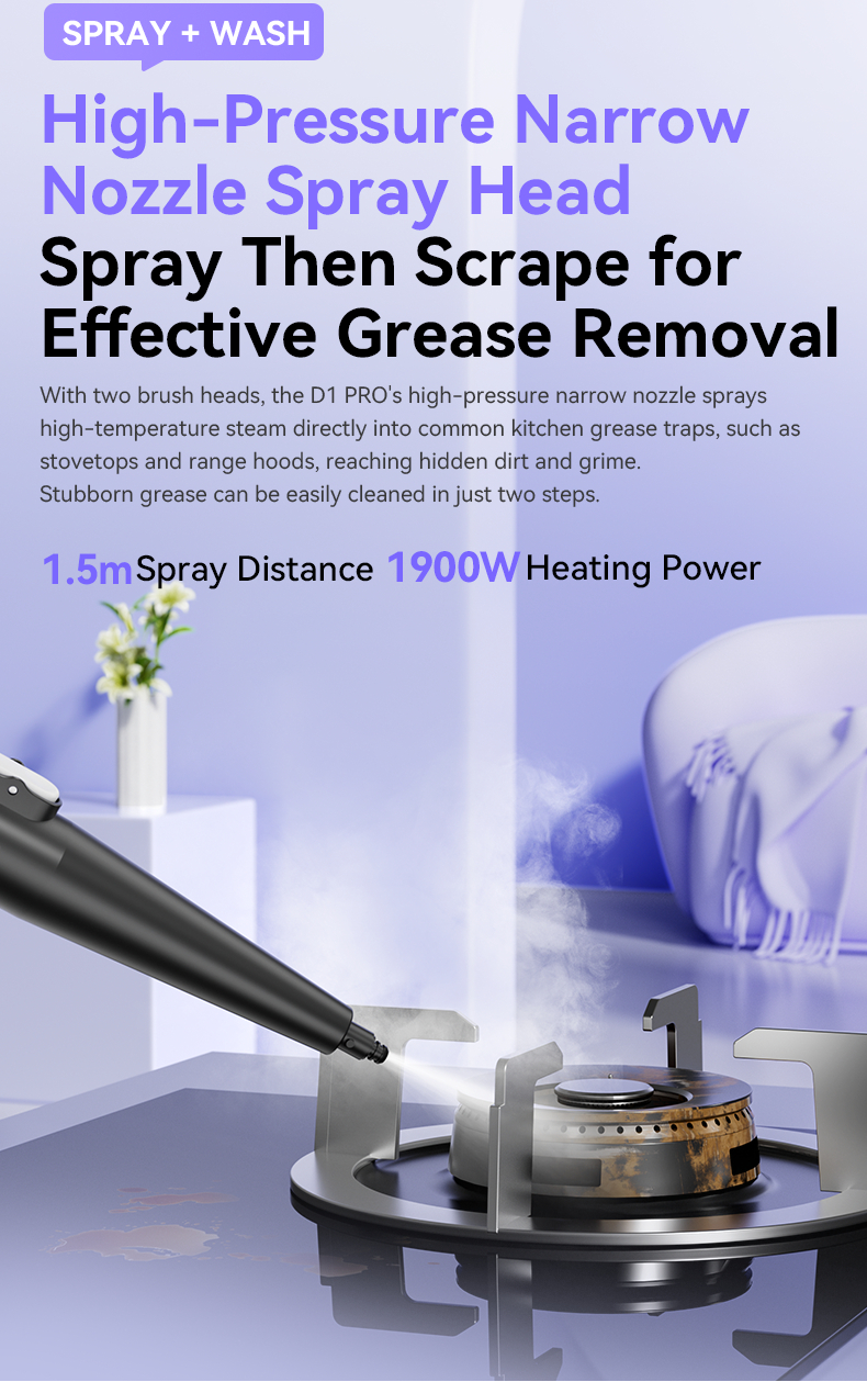 High-Temperature Steam Fabric Cleaner