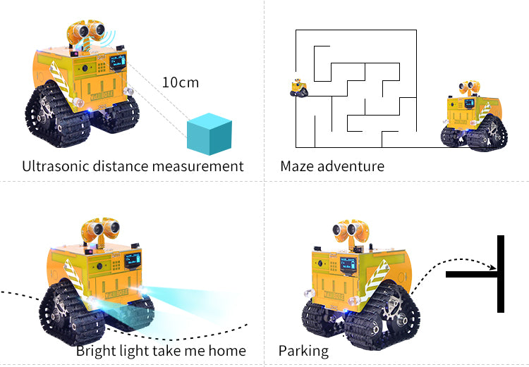 Steam Education Robots kits for kids aged 8-16years Scratch  Graphical programed by Children self