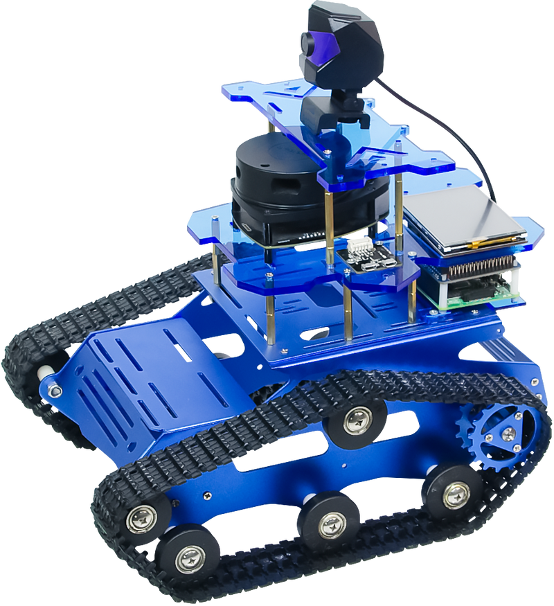 AI Robot Car with SLAM Laser Radar and Real-Time Path Planning with Raspberry Pi