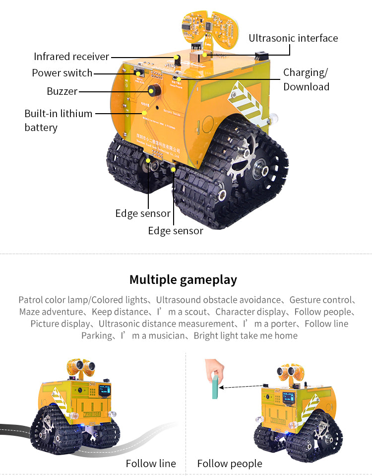 Steam Education Robots kits for kids aged 8-16years Scratch  Graphical programed by Children self