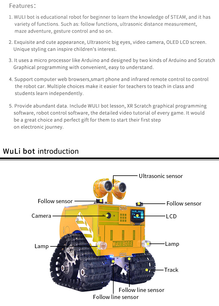 Steam Education Robots kits for kids aged 8-16years Scratch  Graphical programed by Children self