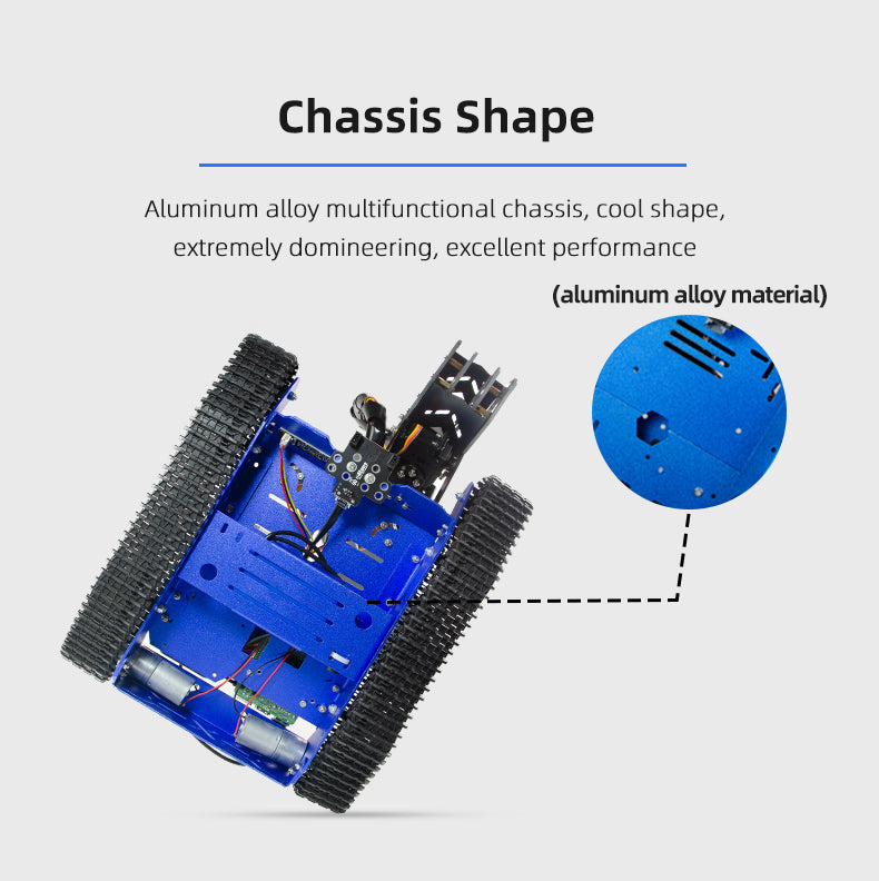 AI robotic crawler with arm