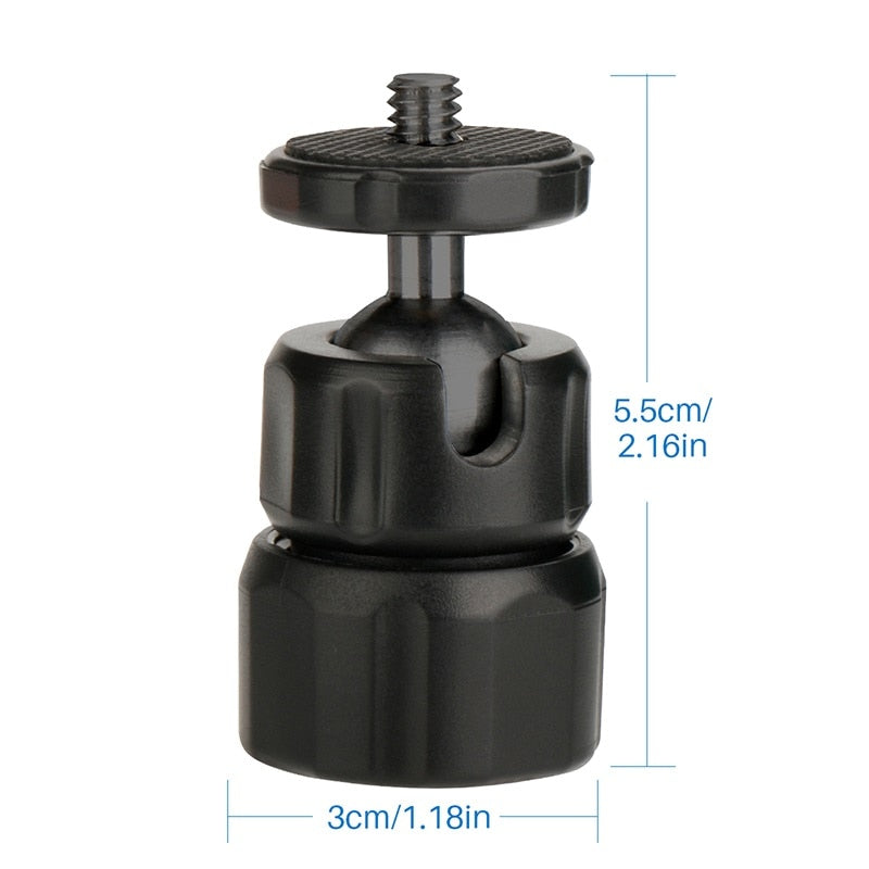 Ulanzi Portable Mini Phone Tripod w 1/4 Ballhead for Camera Phone Tripod Mount for iPhone Zhiyun Smooth 4 DJI OSMO Feiyu Vimbal