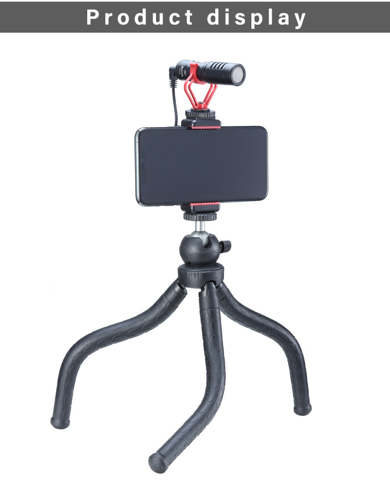 Ulanzi ST-07 Cold Shoe Phone Mount Holder Extend Cold Shoe for Vlog Microphone LED Light Vlog Tripod Phone Mount