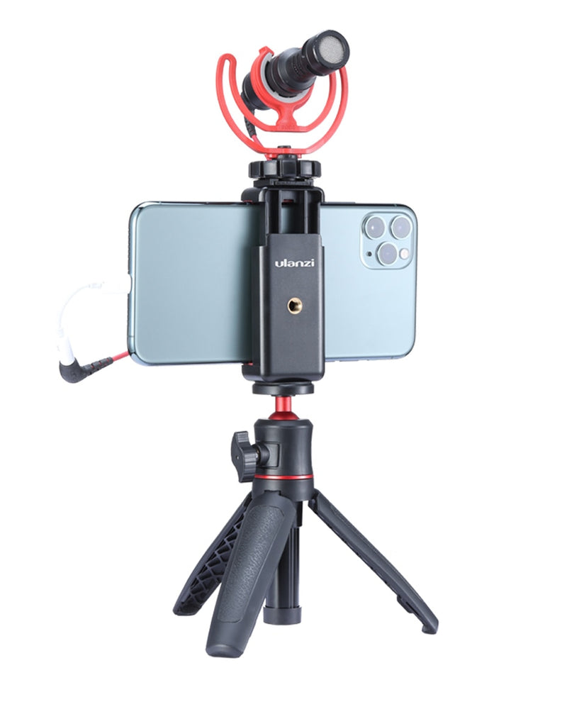 Ulanzi ST-07 Cold Shoe Phone Mount Holder Extend Cold Shoe for Vlog Microphone LED Light Vlog Tripod Phone Mount