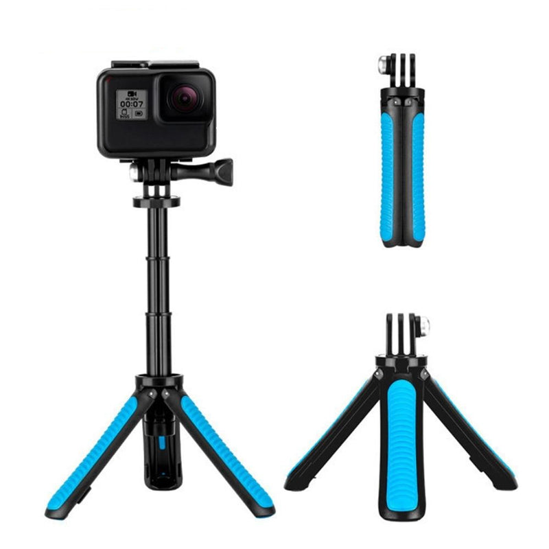 TELESIN Mini Hand Selfie Stick Tripod For GoPro Hero 5 6 7 8 9 For Osmo Action Xiaoyi SJACAM For IPhone Camera Accessories