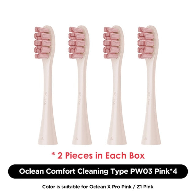 Oclean Brush Head nozzles Replacements heads PW01/03/05/07/09 P5 for Oclean X/ X PRO/ Z1/ F1/ One/ Air 2 /SE Sonic Toothbrush