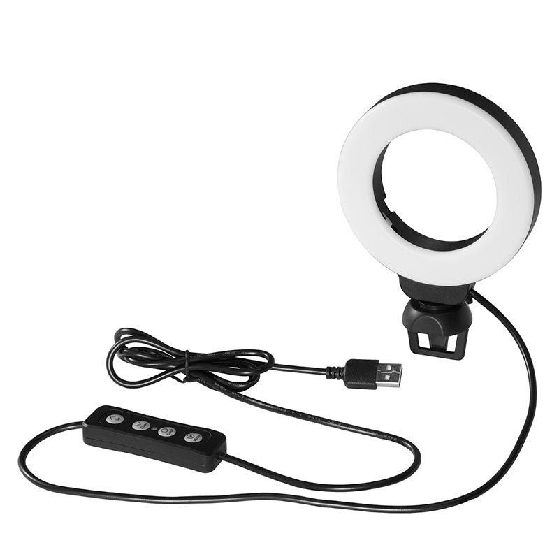 Ulanzi Vijim Laptop Tablet Selfie Ring Light With Clamp Mount Adjustable Ring Light for Tiktok Youtube Live Laptop Light