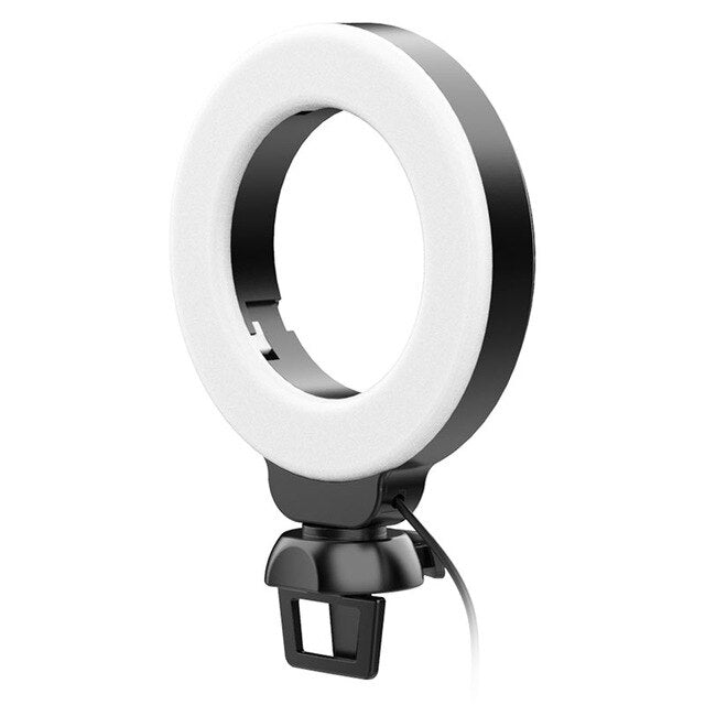 Ulanzi Vijim Laptop Tablet Selfie Ring Light With Clamp Mount Adjustable Ring Light for Tiktok Youtube Live Laptop Light